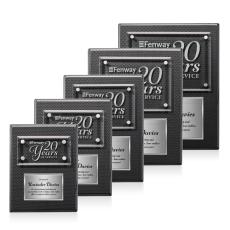 Woodward Plaque - Carbon Fibre/Silver - Wall Plaque Awards