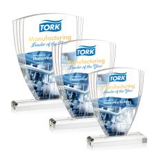 Locke Full Color Peaks Acrylic Trophy - Acrylic Trophies