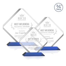 Jacobsen Blue Crystal Trophy - Crystal Trophies