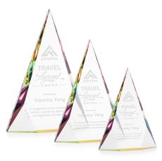 Bragg Prismatic Pyramid Crystal Trophy - Crystal Trophies