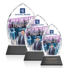 Grossman Full Color on Helton Black Peaks Crystal Trophy - Crystal Trophies