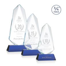 McMullen on Helton Blue Unique Crystal Trophy - Crystal Trophies