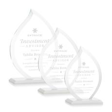 Tomlinson Fagan Flame Crystal Trophy - Crystal Trophies