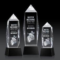 Navarro on Base 3D - Black - 3D Crystal Trophies