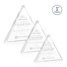 Moran Clear Pyramid Acrylic Trophy - Acrylic Trophies