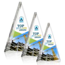 McWilliams Full Color Clear Pyramid Acrylic Trophy - Acrylic Trophies
