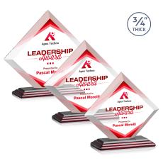 Carlson Full Color Wood Crystal Trophy - Crystal Trophies