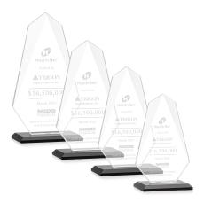 Byers Black Unique Crystal Trophy - Crystal Trophies