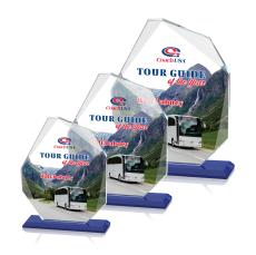 Keith Full Color Polygon Crystal Trophy - Crystal Trophies
