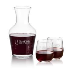 Summit Carafe & Weiss Stemless Wine Set - Carafes