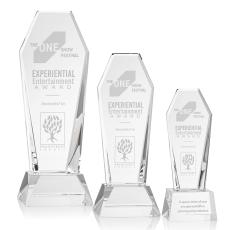 Thorpe on Base Clear Towers Crystal Trophy - Crystal Trophies