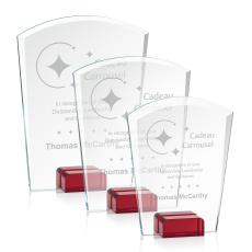 Byrne Red Peaks Crystal Trophy - Crystal Trophies