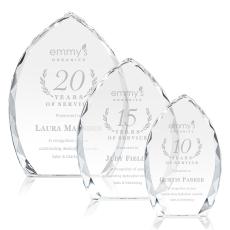 Grossman Clear Peaks Crystal Trophy - Crystal Trophies
