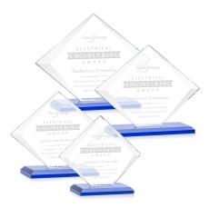 Latham Blue Crystal Trophy - Crystal Trophies