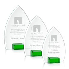 Porter Green Peaks Crystal Trophy - Crystal Trophies