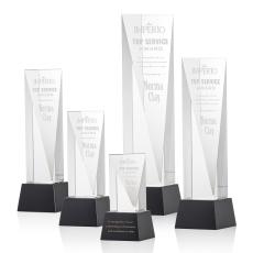 Montes on Base Black Towers Crystal Trophy - Crystal Trophies