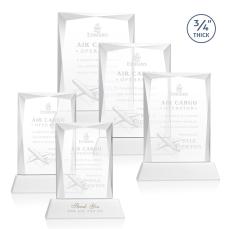 Cassidy on Helton Base Fagan Rectangle Crystal Trophy - Crystal Trophies