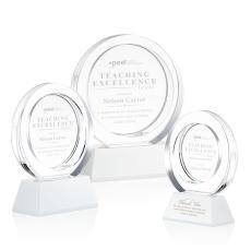 Napier on Base Fagan Circle Crystal Trophy - Crystal Trophies