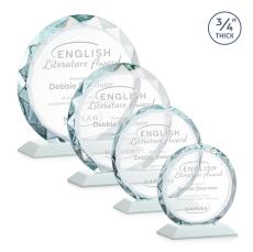 Clarke Fagan Circle Crystal Trophy - Crystal Trophies