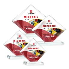 Latham Full Color Clear Crystal Trophy - Custom Trophies