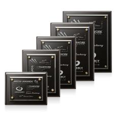 Norwood Plaque - Black/Gold - Wall Plaque Awards