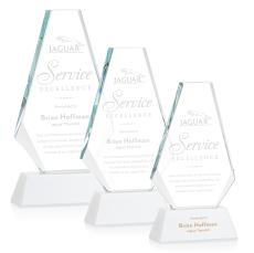 Mcleod on Helton Base Fagan Polygon Crystal Trophy - Crystal Trophies