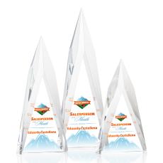 Sheets Full Color Peaks Crystal Trophy - Crystal Trophies