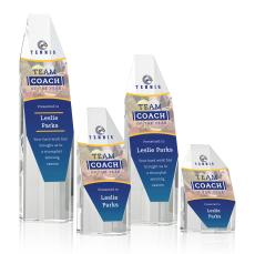 Cunningham Full Color Polygon Crystal Trophy - Crystal Trophies