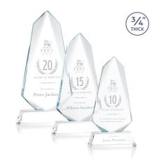 McMullen on Helton Clear Unique Crystal Trophy - Crystal Trophies