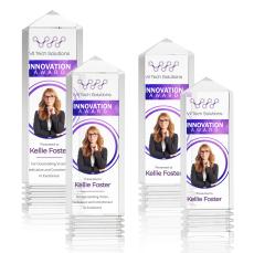 McDonough Full Color Obelisk Acrylic Trophy - Acrylic Trophies