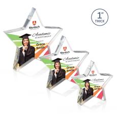 Olsen Star Full Color Acrylic Trophy - Trophies