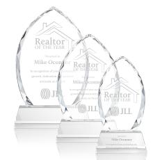Grossman on Helton Base Clear Peaks Crystal Trophy - Crystal Trophies