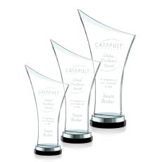 Casillas Jade Peaks Glass Trophy - Glass Trophies