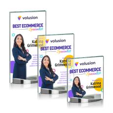 Brantley Full Color Rectangle Crystal Trophy - Trophies