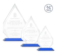 Archer Blue Peaks Crystal Trophy - Crystal Trophies