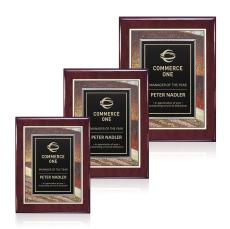 Wright Meredith Plaque - Rosewood Finish - Wall Plaque Awards