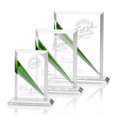Louis Rectangle Crystal Trophy - Crystal Trophies