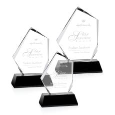 Lyons Black Peaks Crystal Trophy - Crystal Trophies