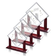 Mullins Crystal Trophy - Eco-Friendly Trophies