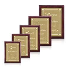 Keene Meredith Plaque - Rosewood Finish - Wall Plaque Awards