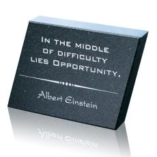 Granite Paperweight - Trapezoid - Employee of the Month