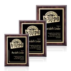 Houser Stark - Cherry/Black - Wall Plaque Awards