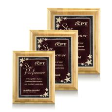 Murdock Bamboo - Red - Wall Plaque Awards