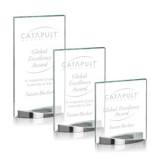 Brantley Rectangle Crystal Trophy - Crystal Trophies