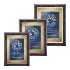 Jiang Stark - Cherry/Blue - Wall Plaque Awards