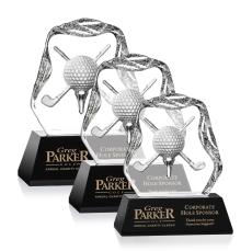 Hilliard Golf Black Crystal Trophy - Crystal Trophies