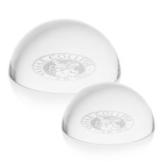 Dome Paperweight - Crystal Trophies