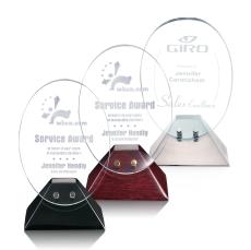 Bernal Circle Crystal Trophy - Crystal Trophies