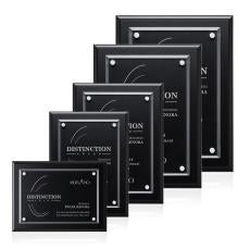 Hutton - Black Finish - Wall Plaque Awards