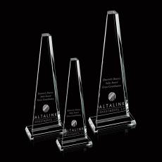 Driscoll Starfire Towers Crystal Trophy - Crystal Trophies